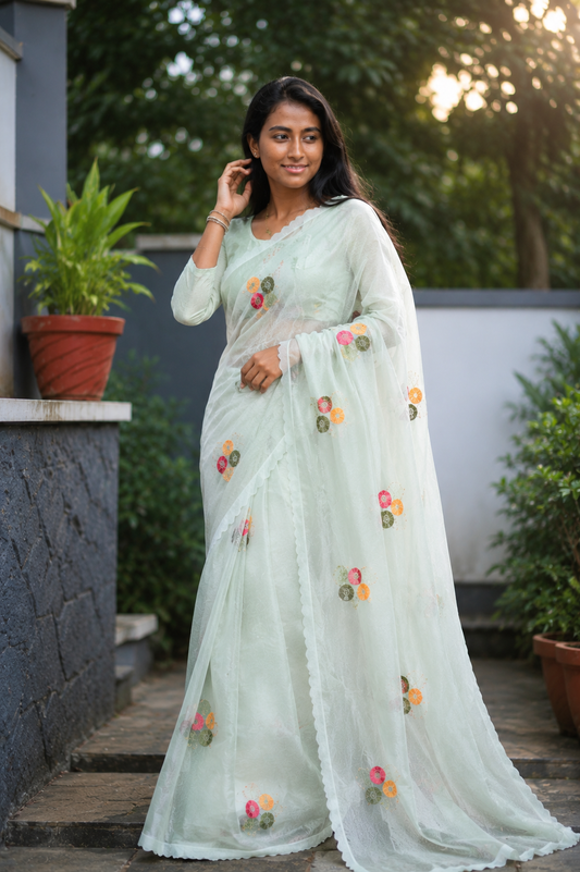 Tissue type Saree
