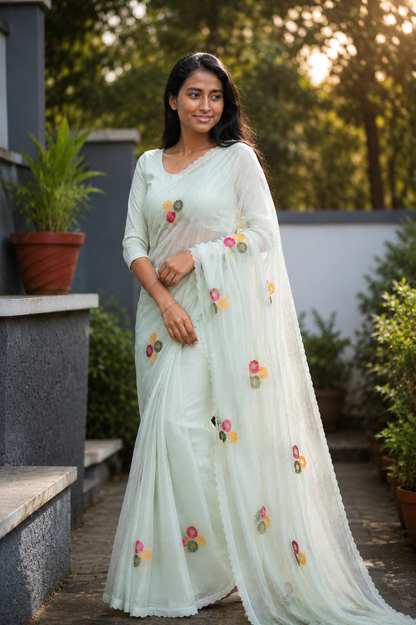 Tissue type Saree