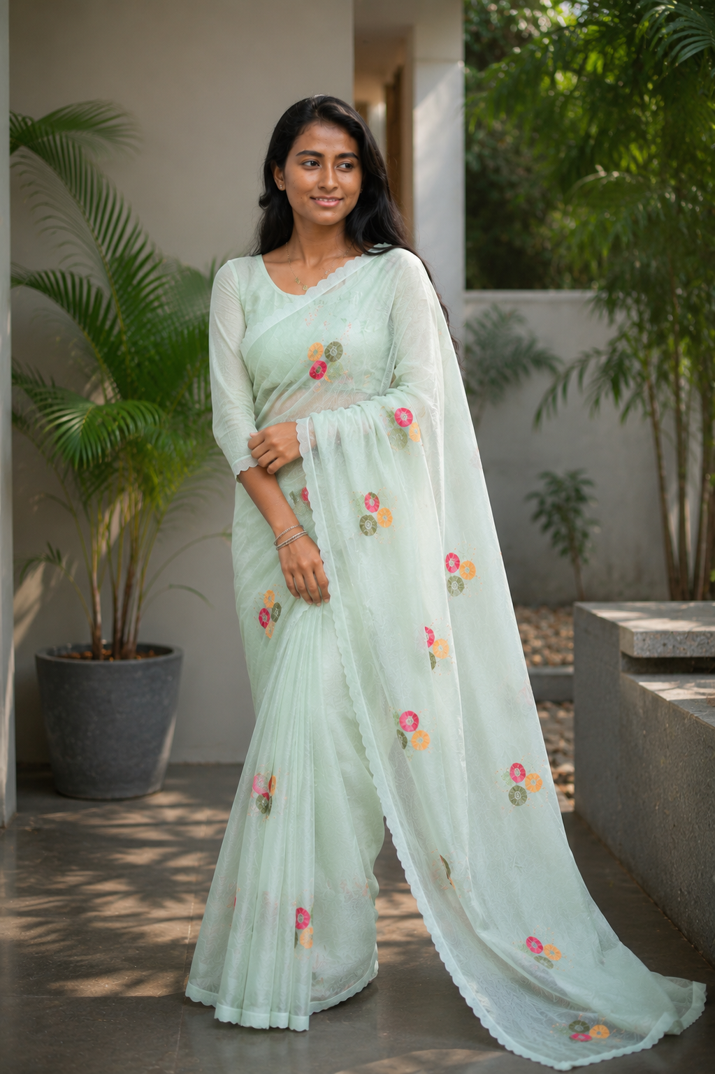 Tissue type Saree