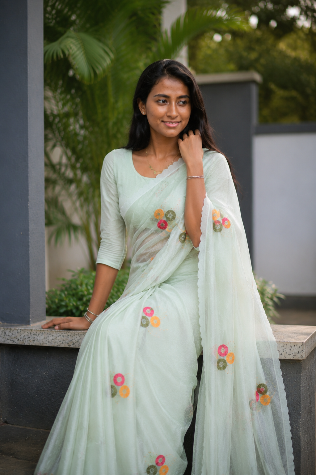 Tissue type Saree