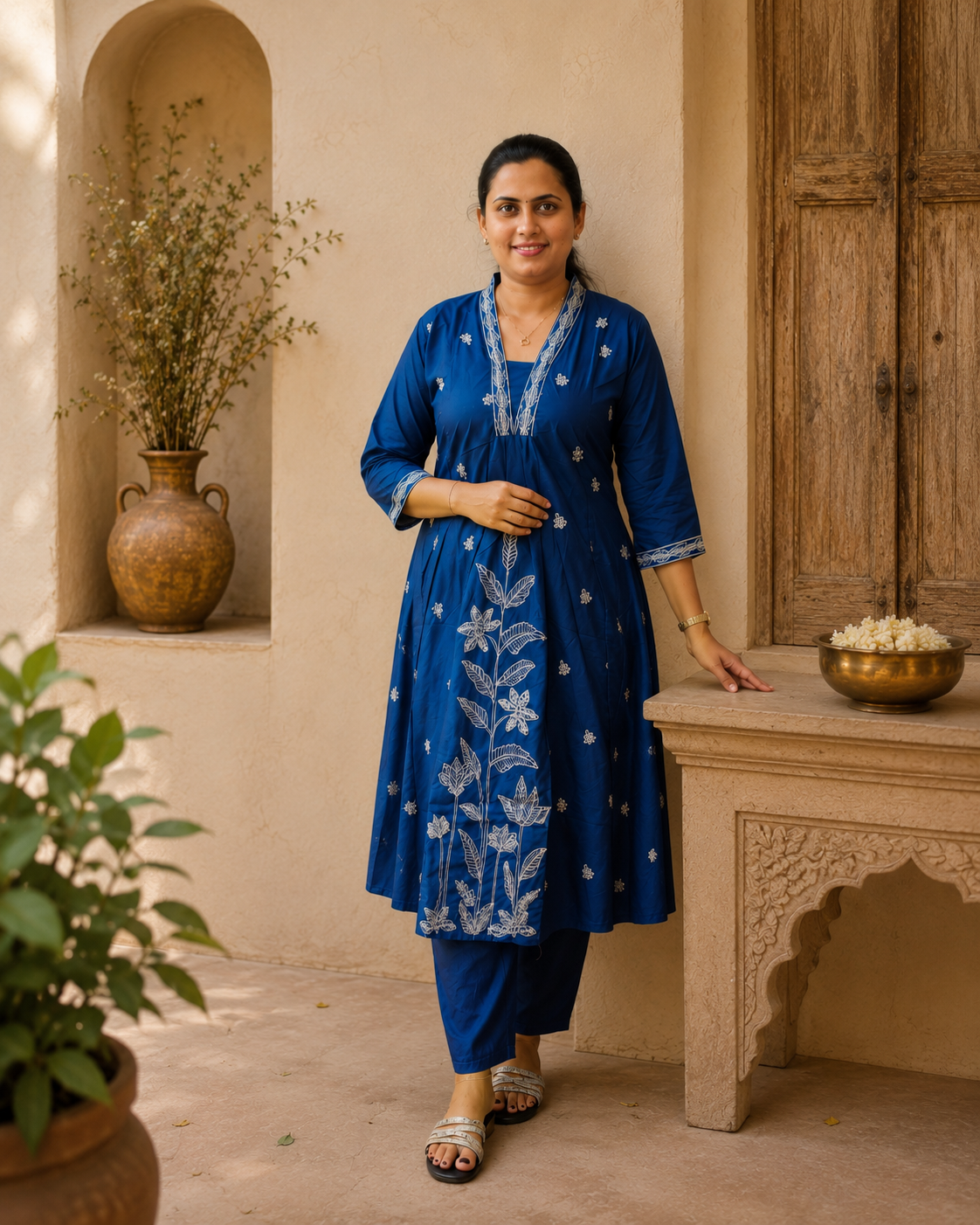 Soft Cotton Churidar Set